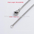 1.4mm 20" 2015 wholesale silver stainless steel floating charms locket box chain necklace